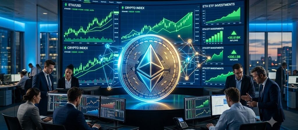 Ethereum ETF Inflows Continue as Institutional Interest in Crypto Grows