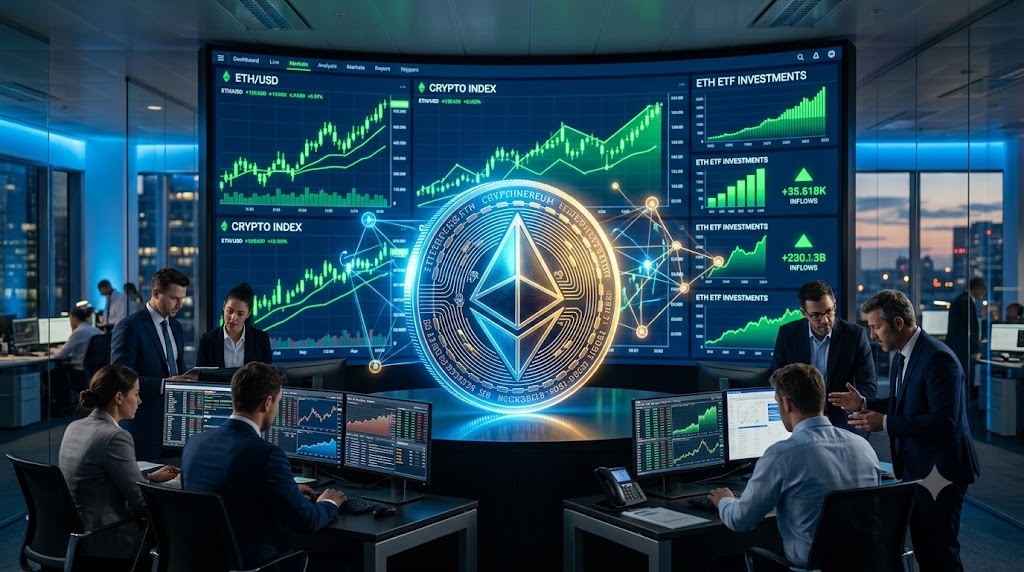 Ethereum ETF Inflows Continue as Institutional Interest in Crypto Grows
