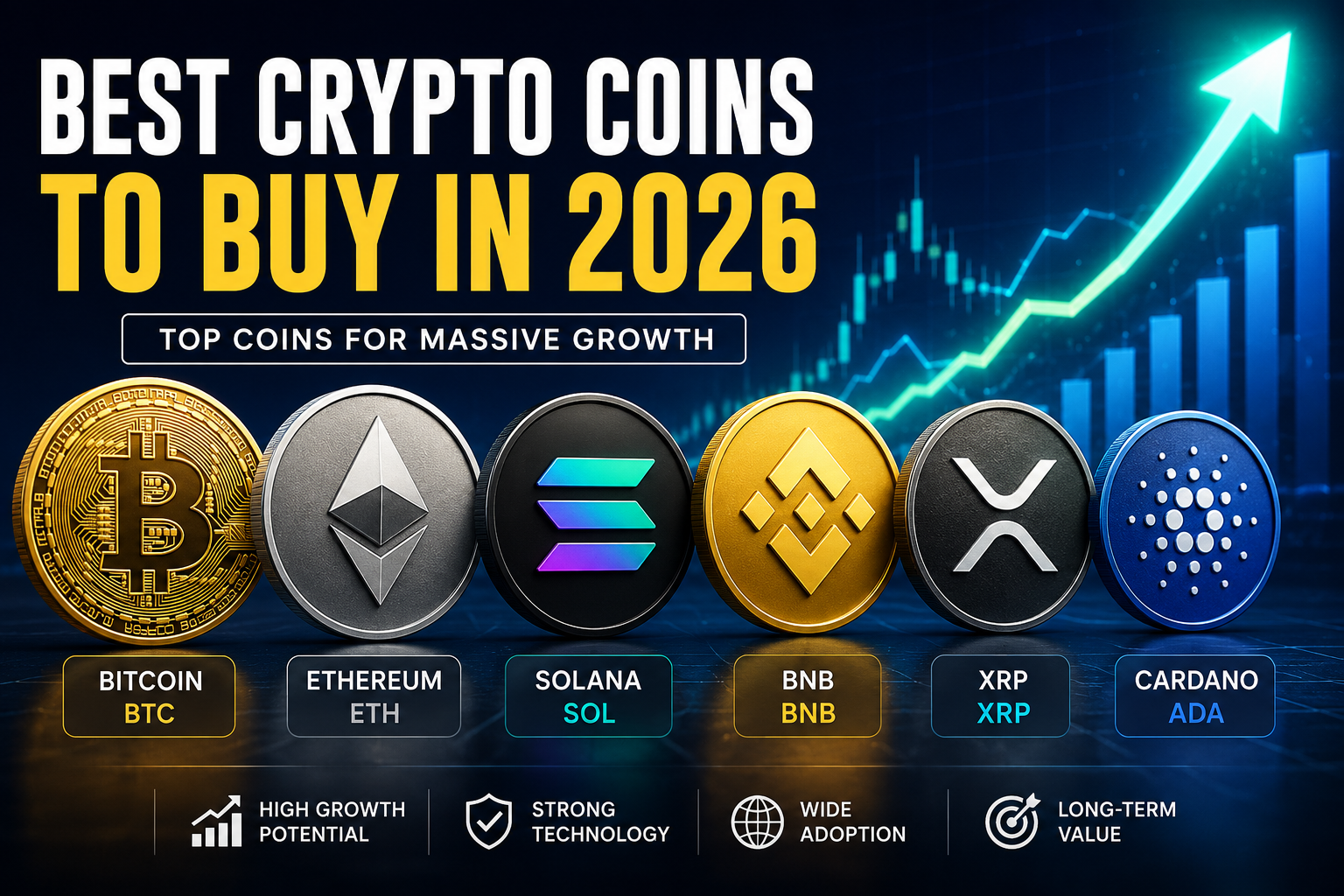 Best Crypto Coins to Buy in 2026 (Top Long-Term Picks)