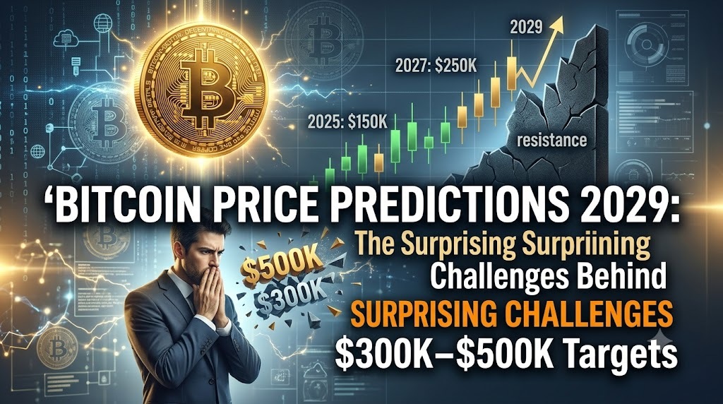 Bitcoin Price Predictions 2029: The Surprising Challenges Behind $300K–$500K Targets