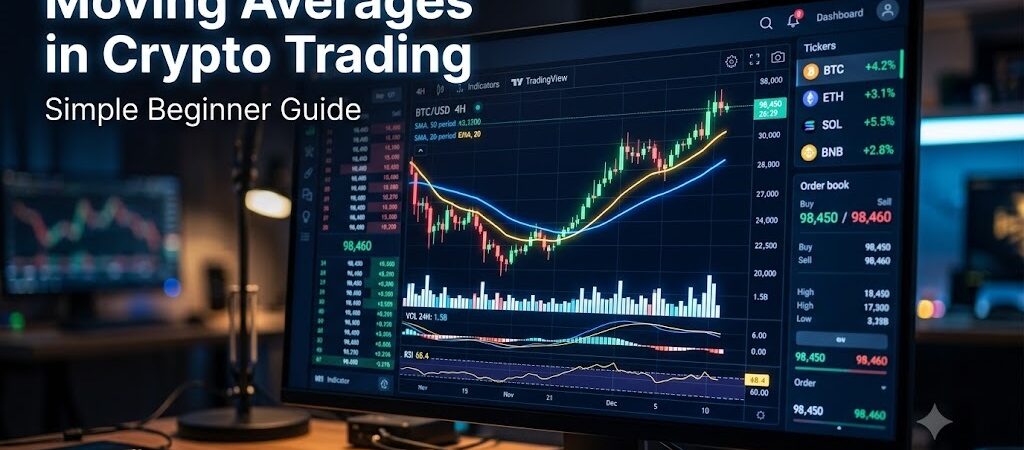 Moving Averages in Crypto Trading: Simple Beginner Guide