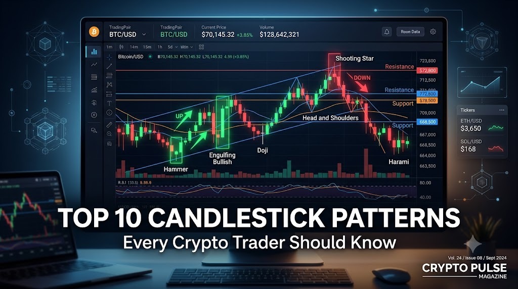 Top 10 Candlestick Patterns Every Crypto Trader Should Know