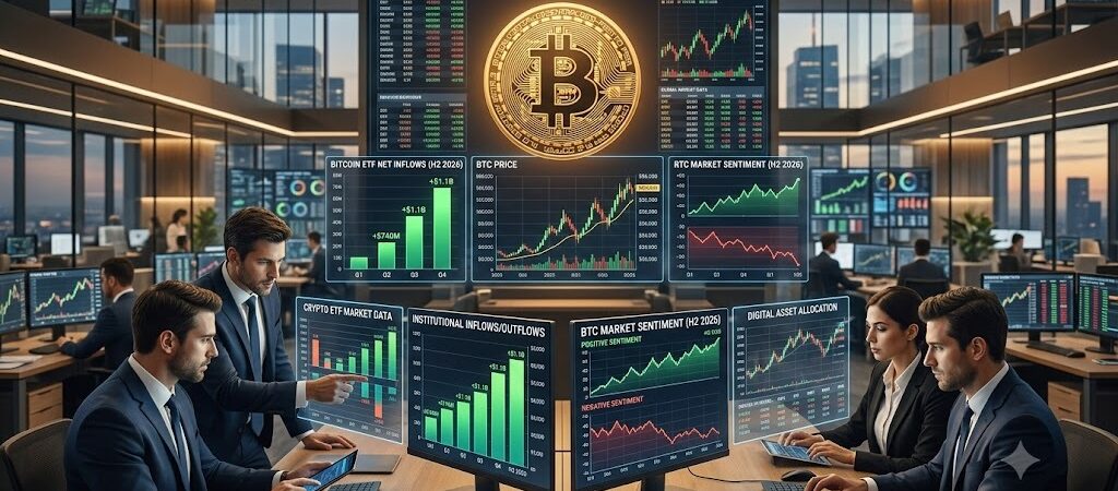 Bitcoin ETF Outflows and Institutional Demand Shift Shape H2 2026 Market Sentiment