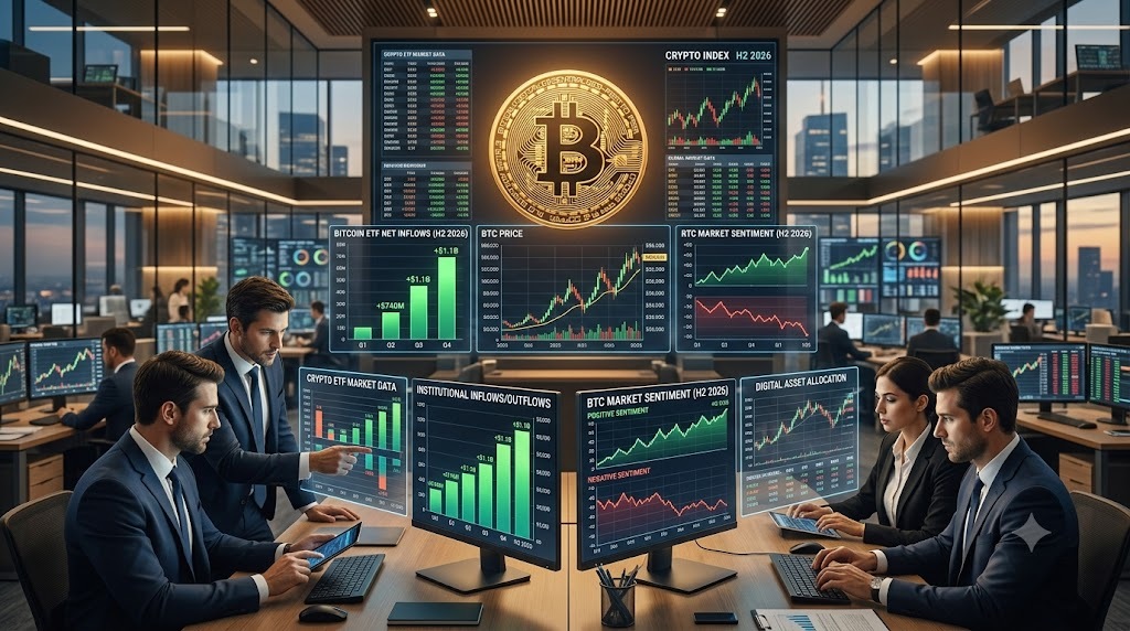 Bitcoin ETF Outflows and Institutional Demand Shift Shape H2 2026 Market Sentiment