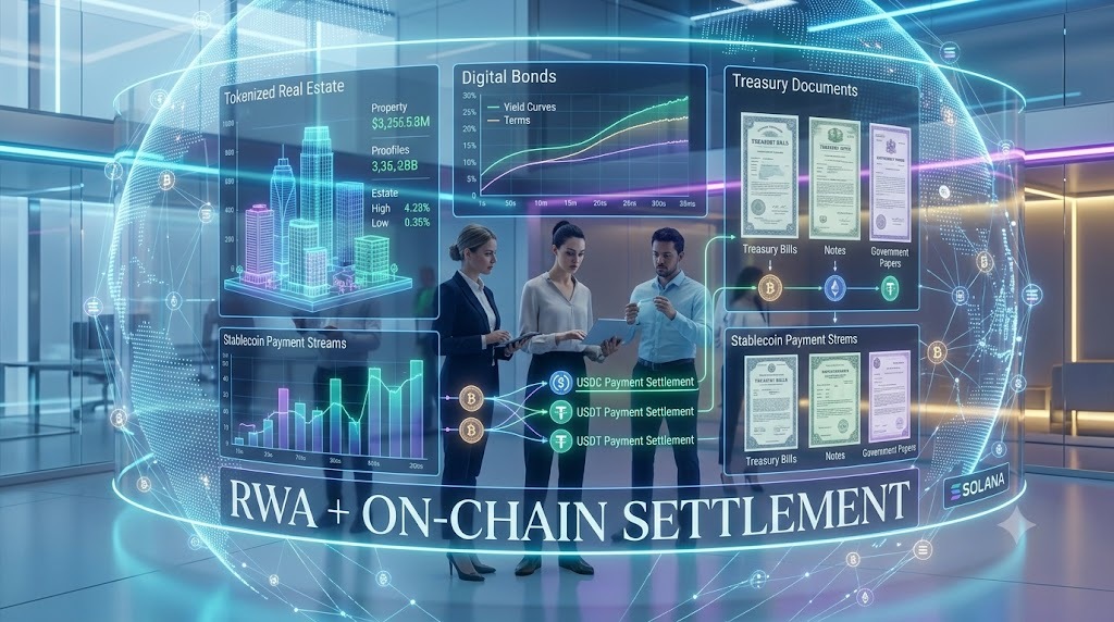 Solana Leads Real-World Asset Inflows as Payment Rails Adopt On-Chain Settlement