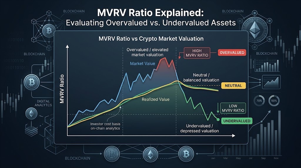 MVRV Ratio Explained: Evaluating Overvalued vs. Undervalued Assets